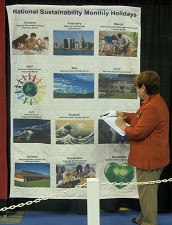 National Sustainability Monthly Holidays Quilt